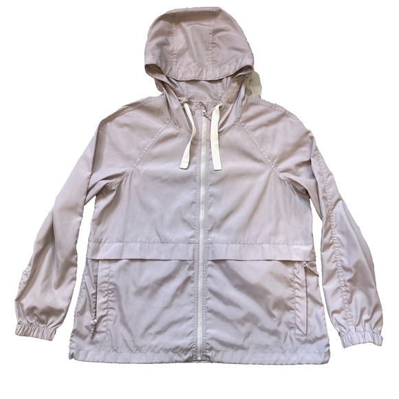 Madewell Women's‎ Raincheck Self Packable Raincoat Size Small Light Purple Pink - Picture 9 of 13